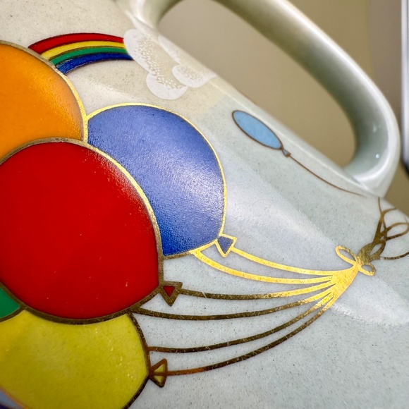 Vintage Otagiri Rainbow & Balloons Stoneware Mug | Made in Japan | 1980s - Picture 2 of 8